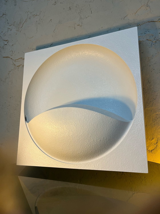 Zeer Uniek! XL Space Age “70’s Design Wandlamp – Wandlampen, Plastic (photo 7 of 11)