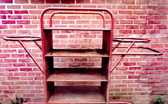 Image 1 of Vintage handmade industrial cart