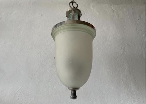 Base in cromo e marmo in stile Art Déco, 1940, Italia