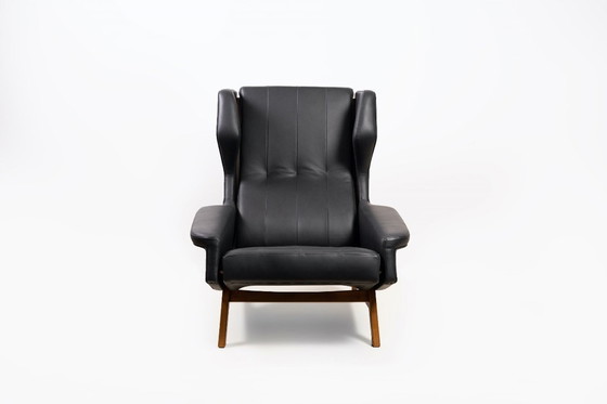 Image 1 of Poltrona Wingback 877 di Gianfranco Frattini per Cassina, 1959