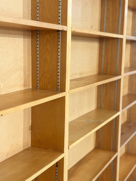 Image 1 of Grande étagère vintage | Étagère des années 1960 | Bibliothèque en pin massif | Modulaire