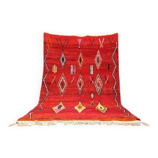 Berber Marokkanischer Teppich dekoriert 250cm x 150cm