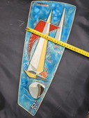 Keramische wandtegel Mid-century Helmut Schäffenacker 