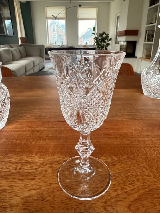 Image 1 of Vintage crystal glass set 