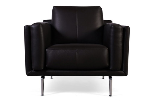 Fauteuil + pouf Leolux Bellice