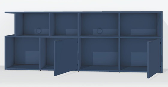 Image 1 of Tylko Sideboard in Midnight Blue with Doors