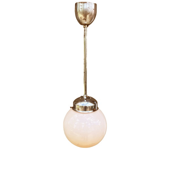 Image 1 of Art Deco hanglamp, Napako, Tsjecho-Slowakije, jaren 1940.