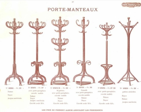 Image 1 of Porte-manteau sur pied Thonet vintage '20