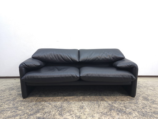 Cassina Maralunga Designersofa Ledersofa Couch Magistretti
