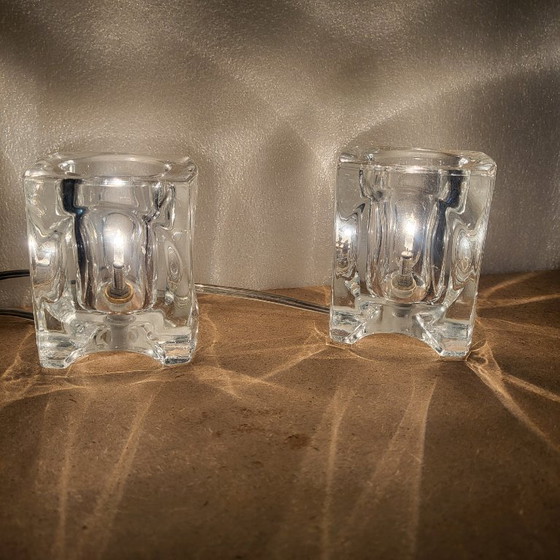 Image 1 of 2 ijsblokjeslampen, vintage ijsblokjeslamp