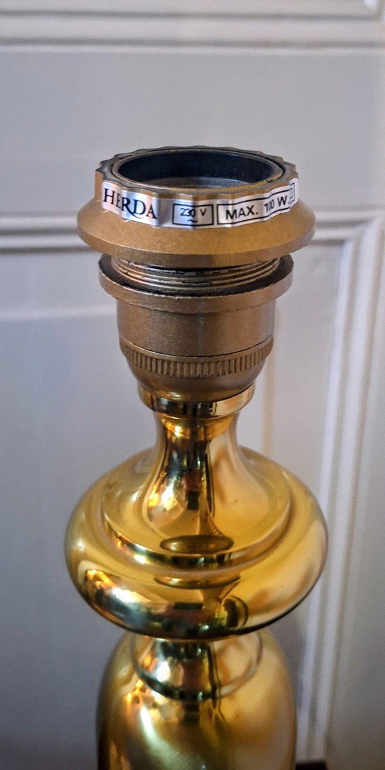 Image 1 of Vintage Brass Table Lamps by Herda, 1970s