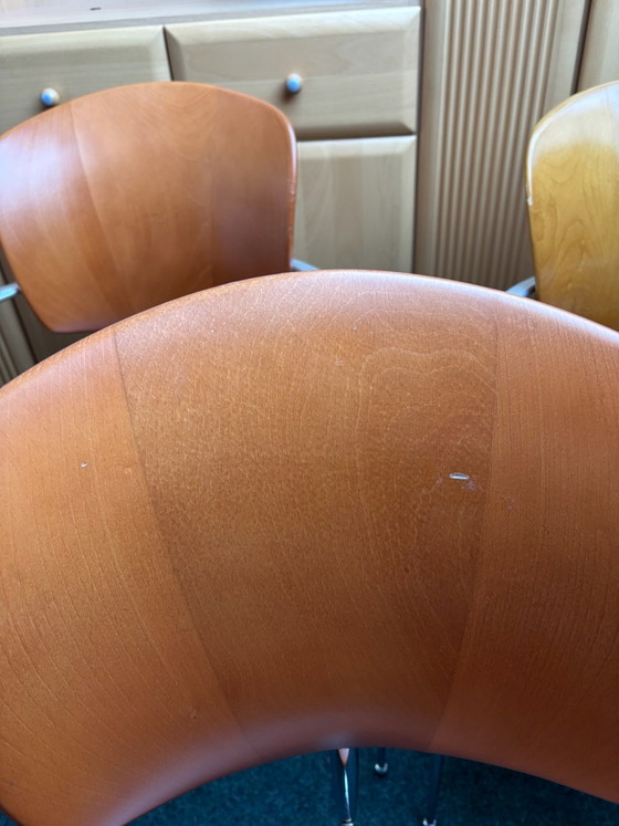 Set di 6 Sedie Classiche di Design „Andrea“, Josep Lluscà per Andreu World (1986), Sedie da pranzo, Alluminio (foto 8 di 10)