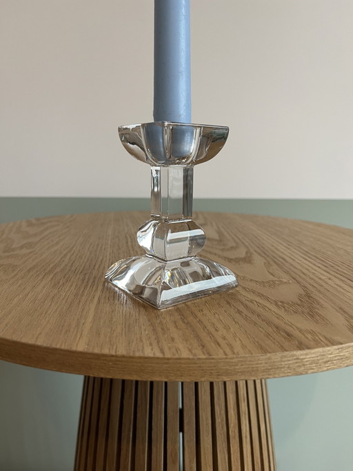 Candlestick Vintage Of Thick And Heavy Glass