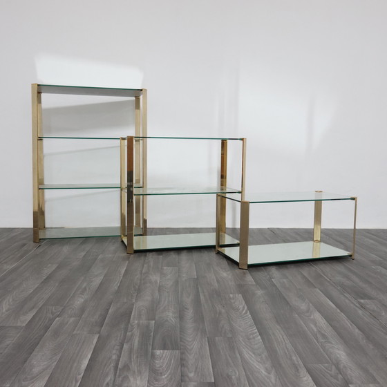 Image 1 of Gallotti & Radice Tris Di Vetrinette Mensole Hollywood Regency Design 1970’s