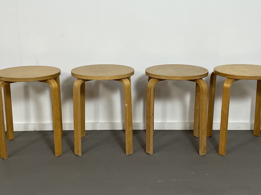 Set van 4 IKEA Frosta Plywood Krukken