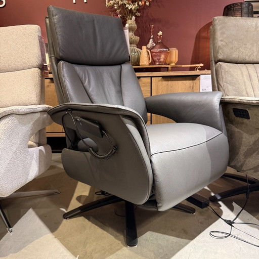 Stand-up Initio - Anthrazitfarbenes Leder – Pronto Wonen, fauteuils, Leather, Calfskin