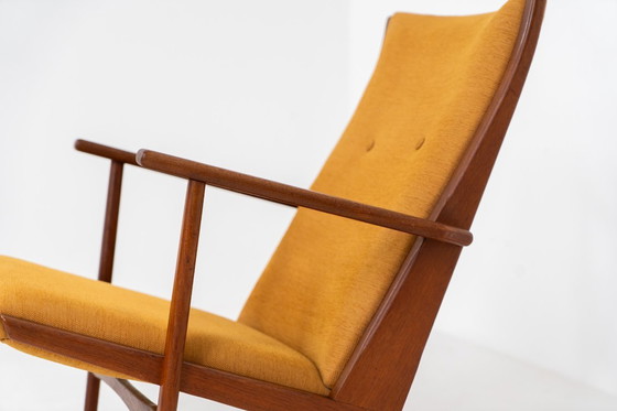 Image 1 of Schommelstoel van Georg Jensen voor Kubus (Denemarken, jaren 1950).