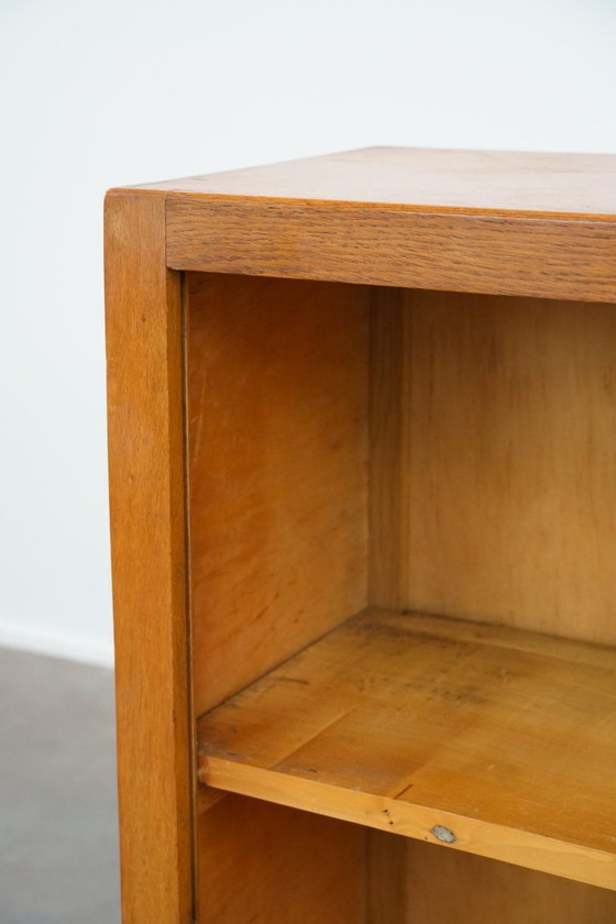 Image 1 of Antiek Art Deco kastje/boekenkastje uit begin 20e eeuw in Amsterdamse school stijl