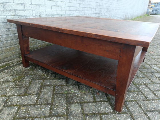 Image 1 of Tavolino da caffè quadrato in teak