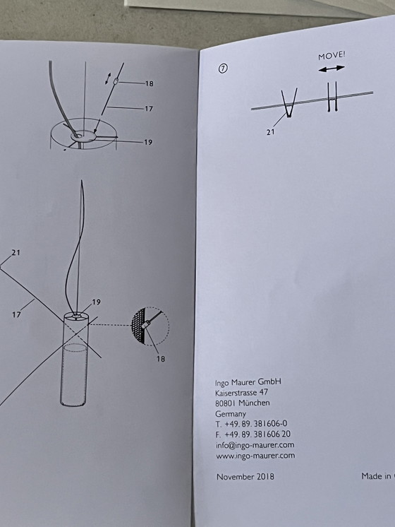 Image 1 of Ingo Maurer Hanglamp Zettel'z 5
