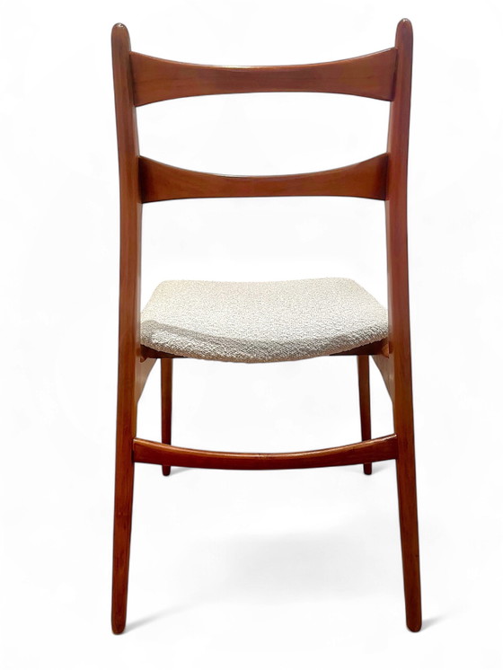 Image 1 of 4 sedie da pranzo vintage in teak Habeo Boomerang