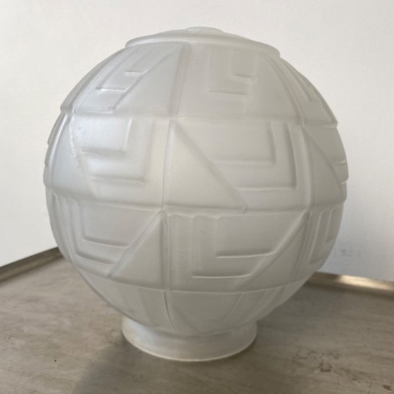 Image 1 of ANTIEKE HANGLAMP VINTAGE ART-DECO LAMP