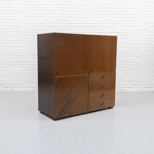 Birds-Eye Maple Sideboard Saporiti