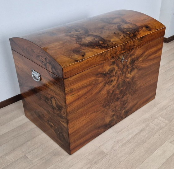 Baule Art Déco Emiliano 1934 – Italian Manufacturing, Cassettiere, Iron (photo 9 of 23)