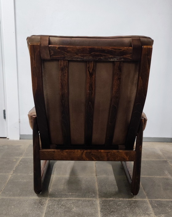 Poltrona reclinabile di Genega Møbler – Poltrone relax, Leather, Wood (photo 4 of 8)