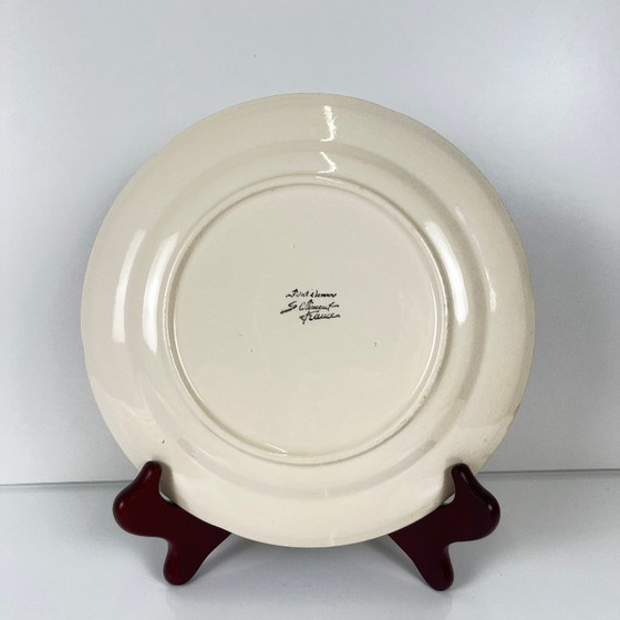 Image 1 of Set of 2 Barbotine St Clement Fruit Plates