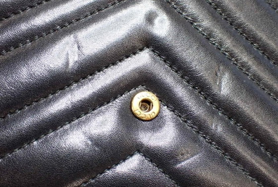 Gucci GG Marmont Mini Bag – Schoudertassen, Leer, Metaal (photo 9 of 15)