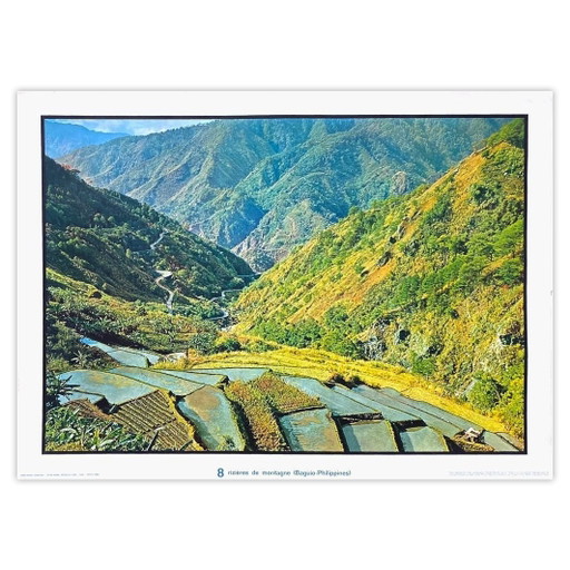 COLLECTIVE - DRAEGER TOURISM Geographical Documents - 8 Mountain Rice Paddies (B