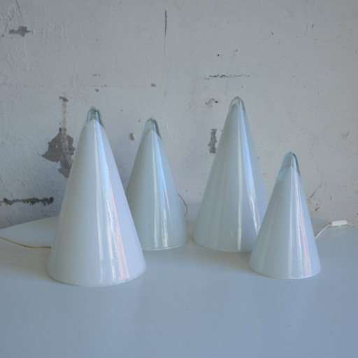 4x teepee cone table lights