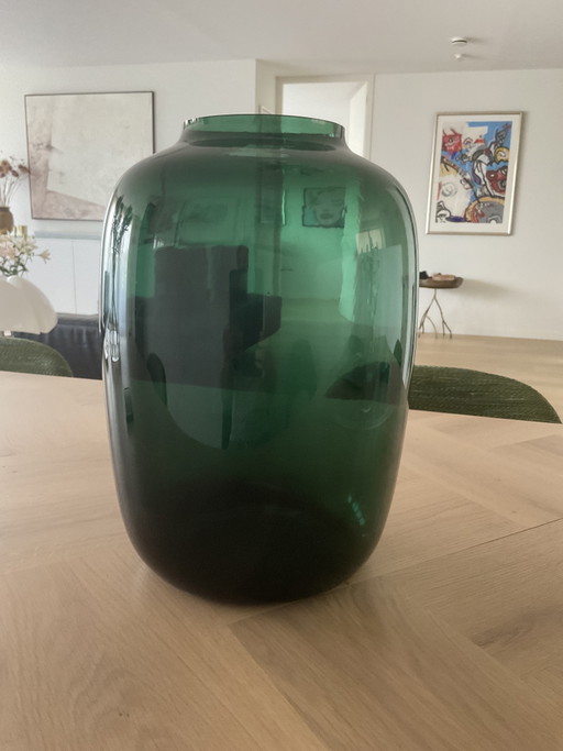 Dark Green Vase – vazen, Glass