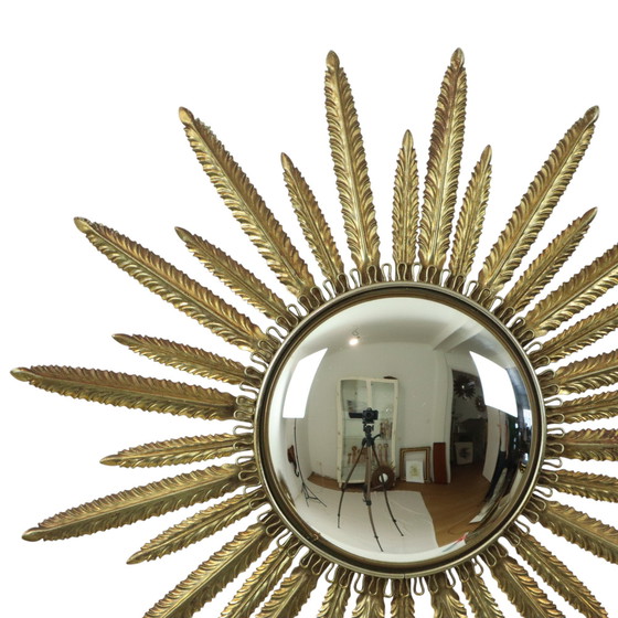 Image 1 of Mid - Century Sun Mirror Deknudt