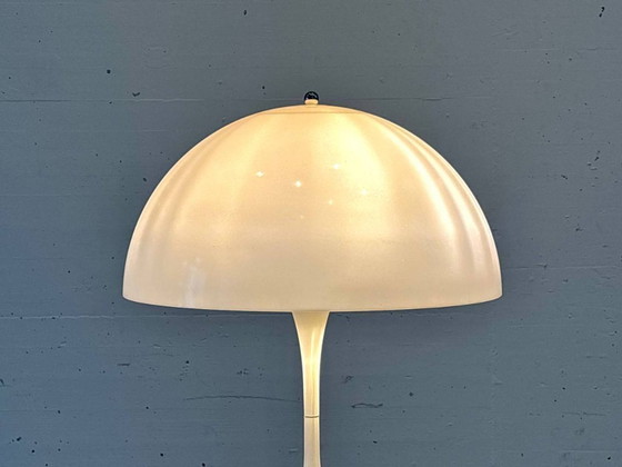 Image 1 of Ensemble de 2 grandes lampes de table Panthella, première série de Verner Panton pour Louis Poulsen, années 1970