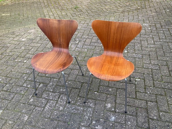 Image 1 of Fritz Hansen - vlinderstoel in palissander/rosewood '6o jaren