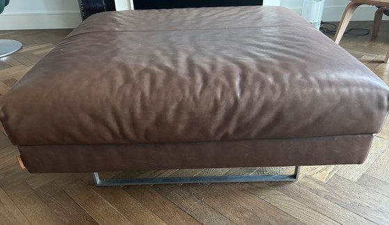 Montis Axel Hocker 95x95x40cm Rancho Siena Cuero – Bancos, Leather (photo 6 of 11)