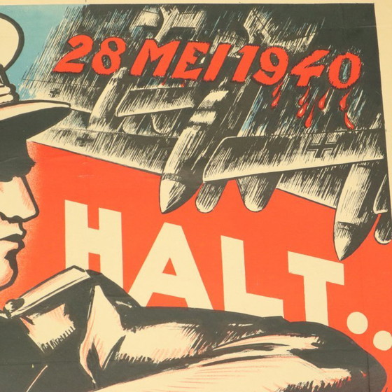 Image 1 of Militaria Affiche 28 Mei 1940