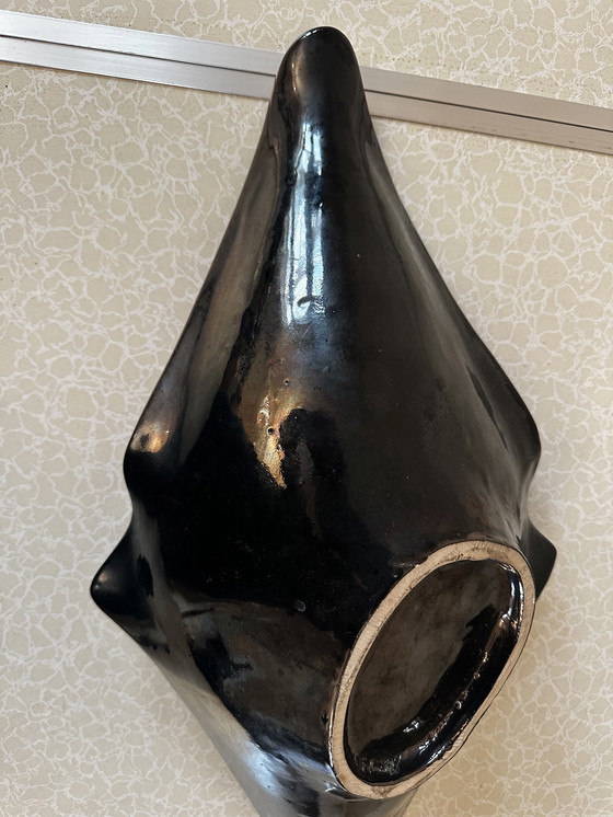 Image 1 of Large vintage ceramic bowl/empty pocket attributed to Vallauris