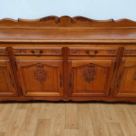 Image 1 of Vintage Country Louis XV wall cabinet, buffet cabinet, sideboard, chest of drawers