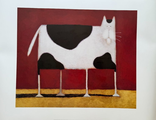 Daniel Kessler, Gato Manchado, Copyright dKessler, Konstanz, 2001... Impreso en Suiza – giclee prints, Paper