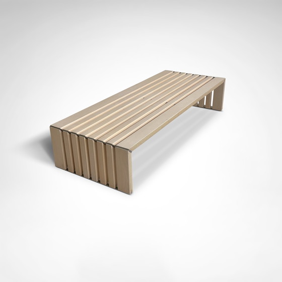 Image 1 of Banc Passe Partout en frêne à lattes par Walter Antonis pour Arspect 1970