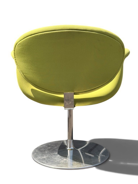 Authentic Pierre Paulin "Little Tulip" Chair for Artifort - Vibrant Green – Dining chairs, Textile (photo 5 of 13)