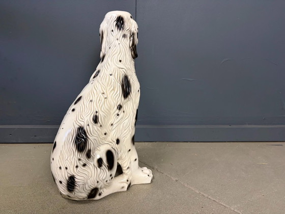 Escultura de terracota de un setter inglés, década de 1970. – Objetos decorativos, Stone (photo 4 of 11)