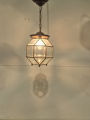 Lanterne de l'École d'Amsterdam en verre taillé