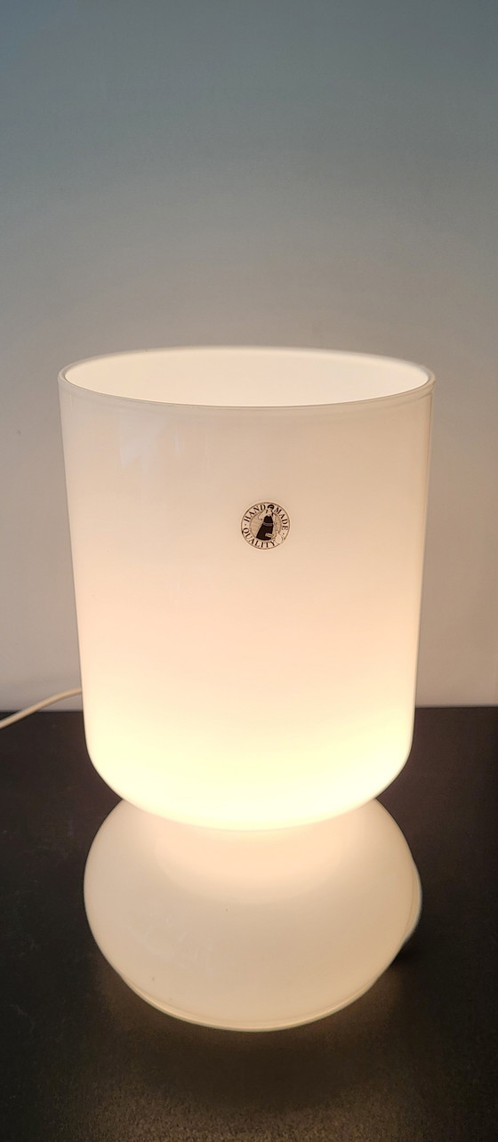Image 1 of Lampe de table vintage Ikea Lykta blanche
