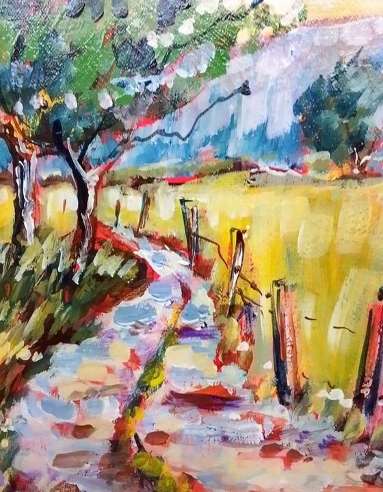 Joel Lhopital - Landscapes of Hauts-de-France - Artist's Painting – Paintings & Drawings, Canvas (photo 4 of 10)