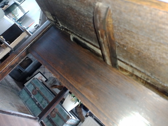 Teetisch / Beistelltisch mit Schublade / Klapptisch – Beistelltische, Wood (photo 3 of 11)