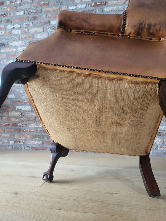 Image 1 of Poltrona Chesterfield, modello poltrona con schienale alto